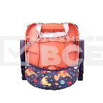 Стульчик для кормления BQ BCH012 Dinos. Стульчик-бустер BQ BCH012. Гипоалергенные безопасные материалы/Съемный чехол из экокожи. Удобный, устойчив к загрязнению и легко моется/Съемная столешница/Безопасность малыша: устойчивая конструкция, нескользящие но, фото6