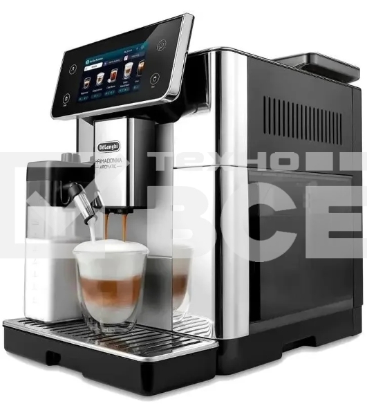 Кофемашина DeLonghi ECAM630.55.SSM 1450Вт черный/серебристый