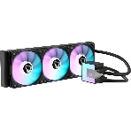 Кулер с водяным охлаждением Formula V Line ICE JET GLOW 360 BK, 360мм, 3x120мм, ARGB fans, LGA115X/1200/1700/1851, AM4/AM5, фото 1
