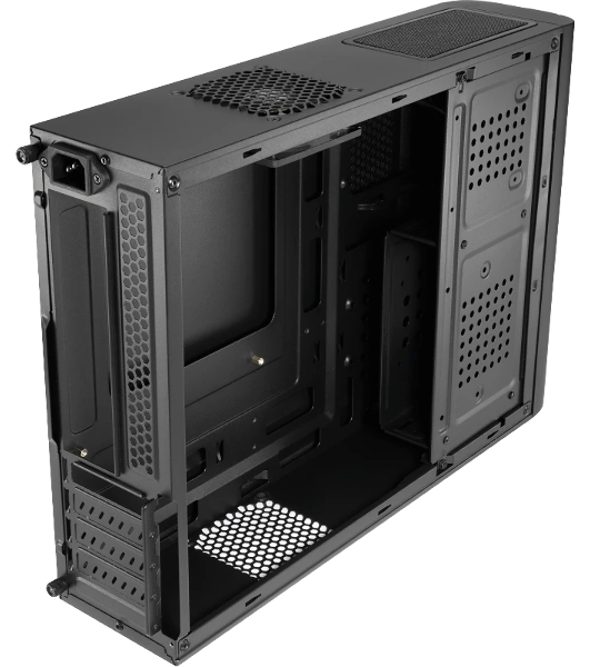 Корпус mATX Aerocool/Formula V Cs-101 черный, без БП