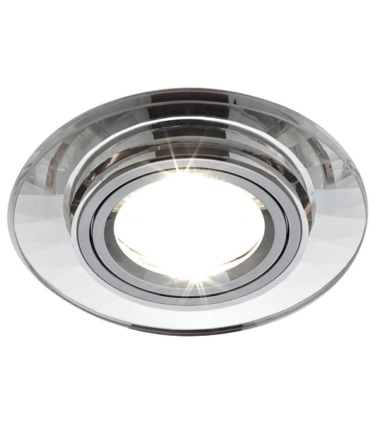 Встраиваемый точечный светильник Ambrella Light 8160 CL хром MR16 D95 mm