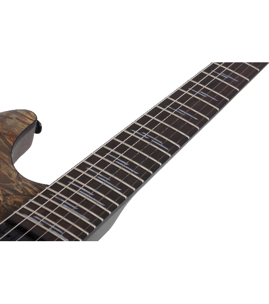 Электрогитара SCHECTER OMEN ELITE-6 FR CHAR - электрогитара 6-струнная, Charcoal (CHAR) - древесный