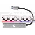 Переходник VCOM USB 3.0 -->RJ-45 1000Mbps+3 USB3.0, Aluminum Shell, 0.2м <DH312A>, фото17