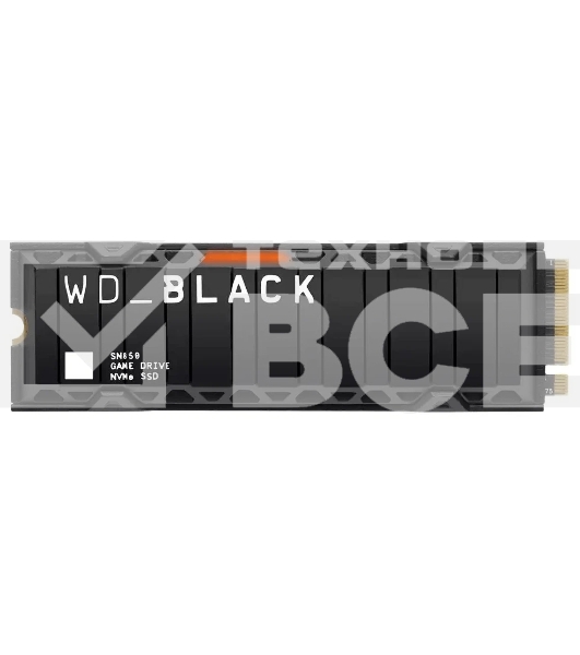 Накопитель SSD WD BLACK SN850, 1Tb, PCIe 4.0 x4, M.2 2280, NVMe, R/W 7000/5300