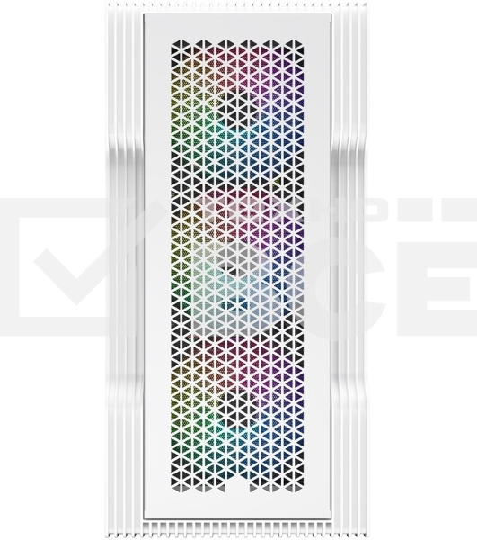 Компьютерный корпус 1STPLAYER TRILOBITE T3 White / mATX, TG / 4x 120mm LED fans inc. / T3-WH-4F1-W