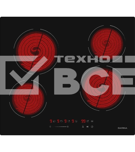 Варочная поверхность Darina 6Р Е 323 B черный