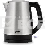 Чайник электрический Vitek VT-7040 ST, 2200Вт, серебристый, фото 1