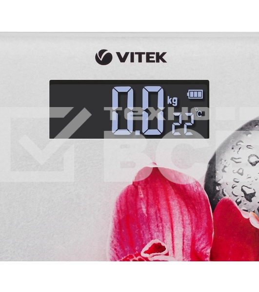 Весы напольные Vitek VT-8084 , электрон., 180 кг, стекло