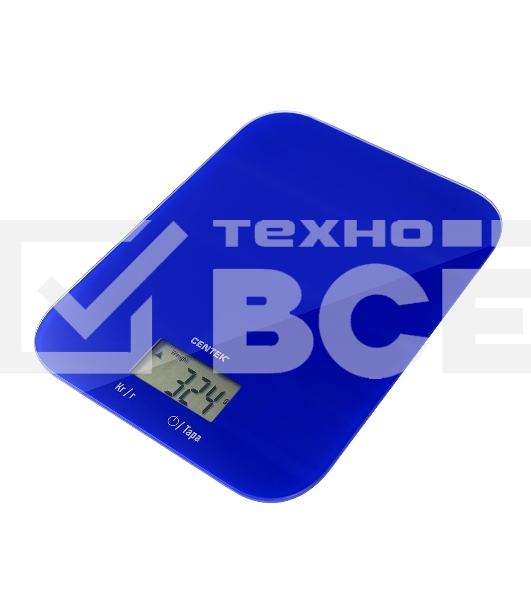 Весы кухонные Centek CT-2481 LCD BLUE