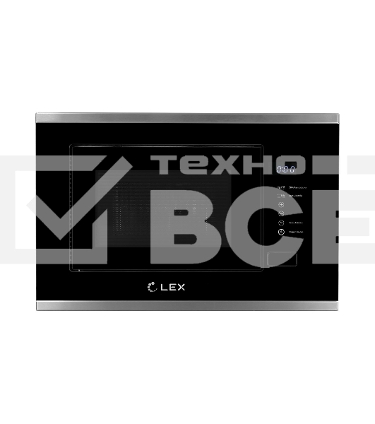 Микроволновая печь встраиваемая LEX Bimo 20.01 INOX нержавеющая сталь, 20 л, 700 Вт, переключатели - сенсор