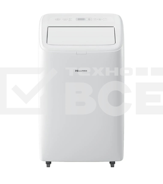 Кондиционер мобильный Hisense AP-09CW4GNCS00 9000 BTU, 18 м², 52 дБ, охлаждение, осушение, белый