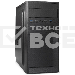 Компьютерный корпус Minitower ExeGate BAA-105U2-01-UNS400 (mATX, БП UNS400 с вент. 12см, 2*USB+2*USB 3.0, аудио, черный)