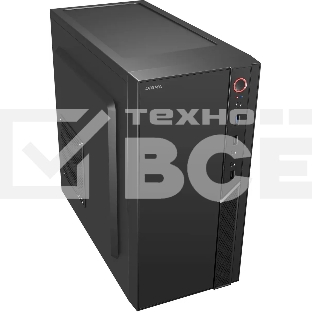 Компьютерный корпус Digma DCC-MN306 черный без БП mATX 1x80мм 1x92мм 2x120мм 2xUSB 2.0 1xUSB 3.0 audio