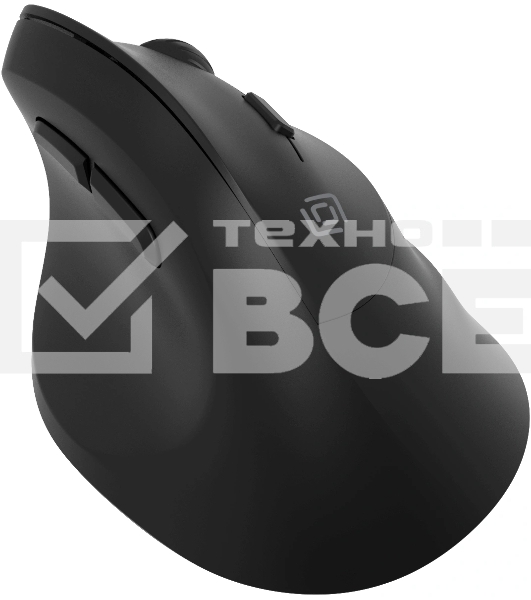 Мышь беспроводная Oklick 688MW ERGO черный, 2400 dpi, радиоканал, Bluetooth, USB, кнопки - 6