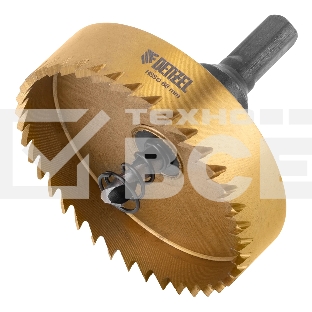 Коронка по металлу Denzel HSS, 68 мм, нитридтитановое покрытие