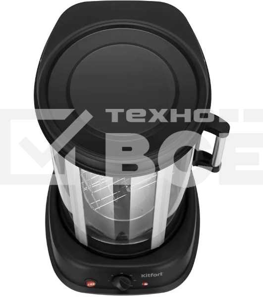 Шашлычница электрическая Kitfort КТ-1411 1500Вт серебристый/черный