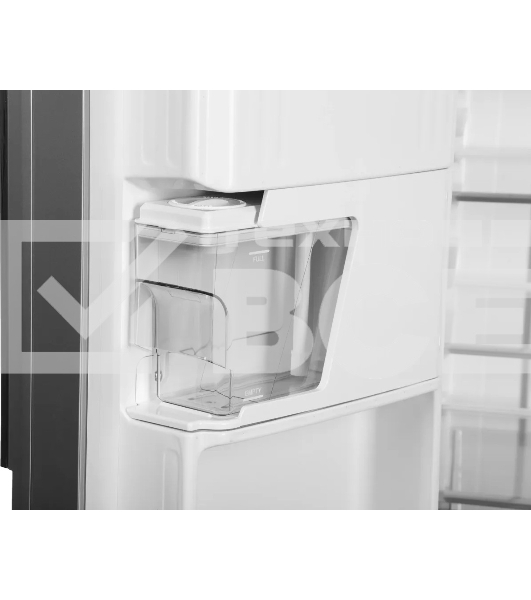 Холодильник Hitachi R-W660PUC7X GS серебристый стекло двухкамерный 396/144л морозилка сверху, No Frost, Side by Side