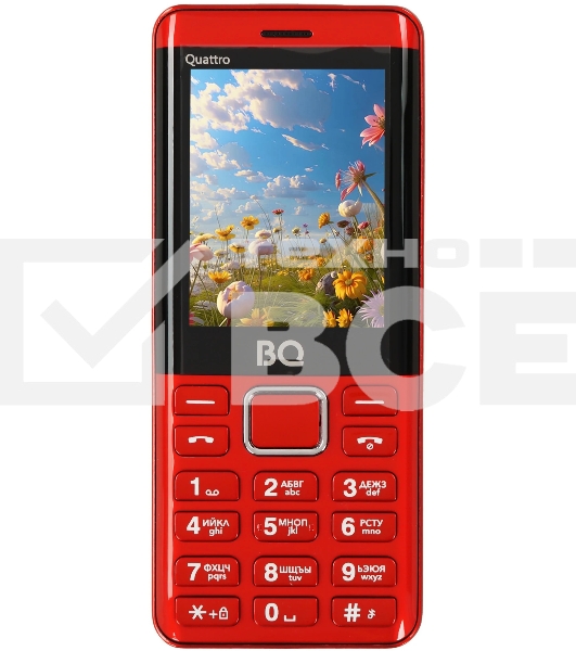 Мобильный телефон BQ 2453 Quattro красный
