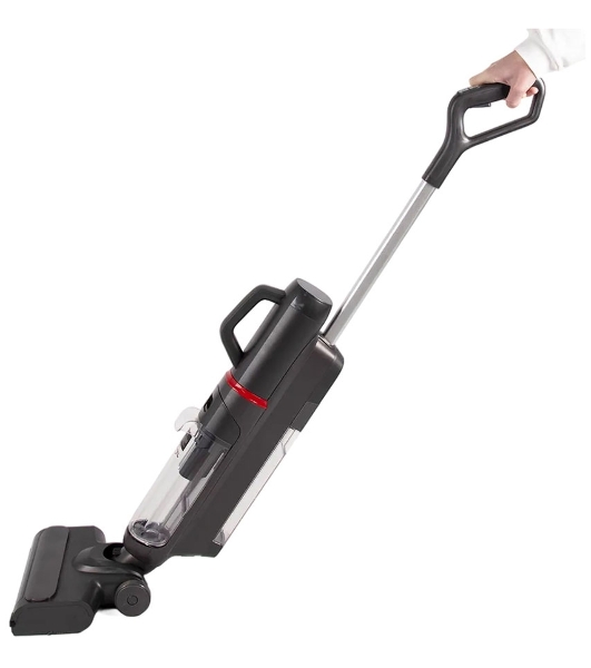 Пылесос вертикальный моющий Atvel F35 TotalClean серый, питание от аккумулятора, 150 Вт, уборка суxая/влажная, пылесборник 0.45 л