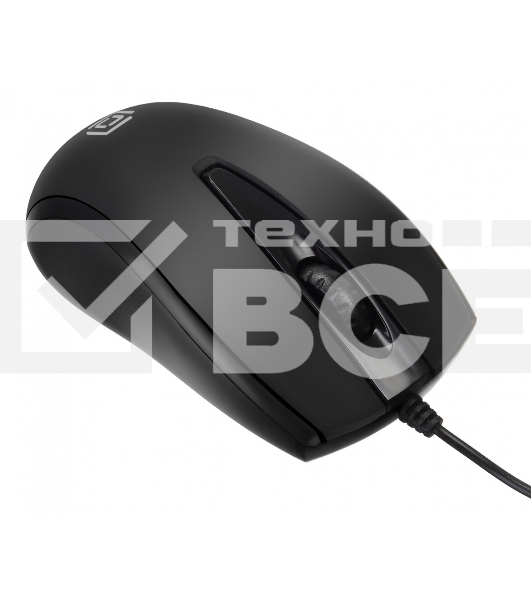 Мышь проводная Oklick 325M черный, 1000 dpi, USB, кнопки - 3