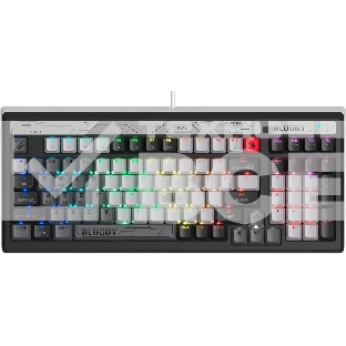 Клавиатура A4Tech Bloody B950 механическая серый/черный USB for gamer LED (B950)