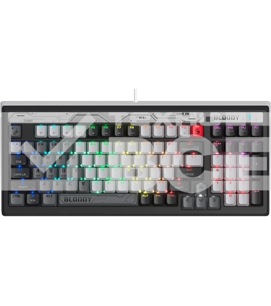 Клавиатура A4Tech Bloody B950 механическая серый/черный USB for gamer LED (B950)