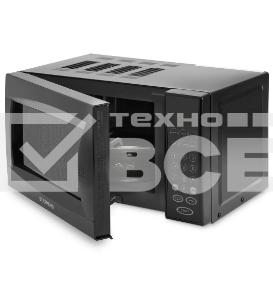 Микроволновая печь Starwind SMW5020 черный, 20 л, 700 Вт, переключатели - сенсор