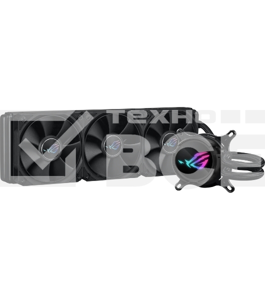 Жидкостная система охлаждения ASUS ROG STRIX LC III 360 черный, 120 мм, алюминий, 2200 об/мин, 36 дБ, 4 pin