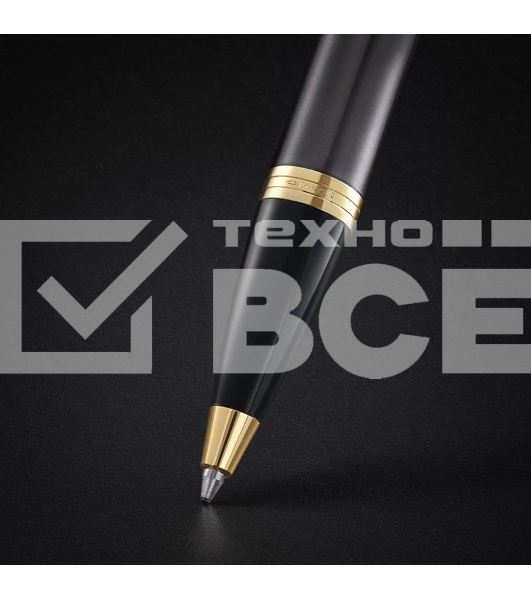 Ручка шариковая Parker IM Premium Grey Core GT (2214613) M, синие чернила, подарочная коробка