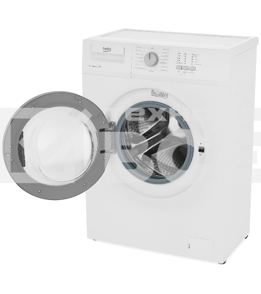 Стиральная машина Beko WRS 54P1 BSW белый, загрузка фронтальная 5 кг, 800 об/мин, класс: A-10%