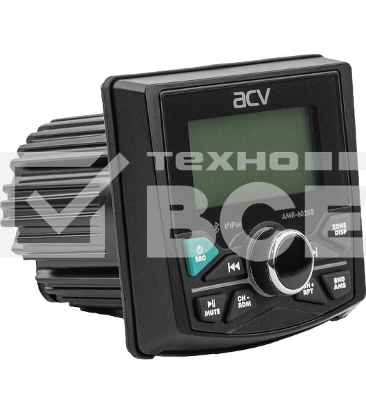 Автомагнитола ACV MARINE AMR-602SB 4x50Вт v5.0 USB 2.0 AUX 3