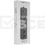 Сетевой фильтр QUMO Power Bar PRO 6SP4U (P-0006), черный, фото2