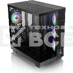 Компьютерный корпус Thermaltake View 380 XL TG ARGB черный без БП E-ATX 2x120мм 2xUSB3.0 audio bott PSU, фото9