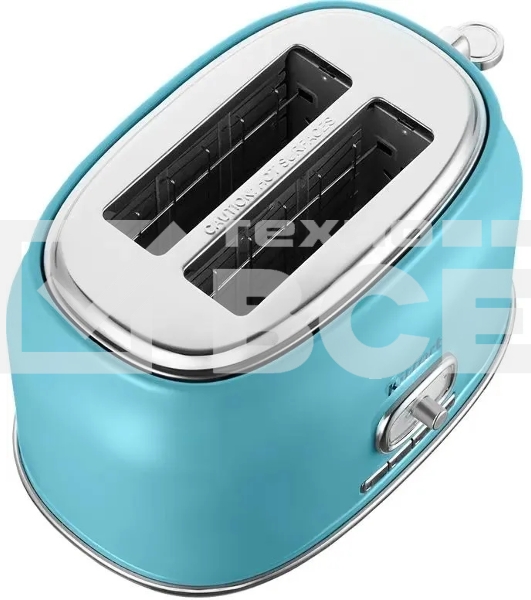 Тостер Kitfort КТ-6455 815Вт голубой/серебристый