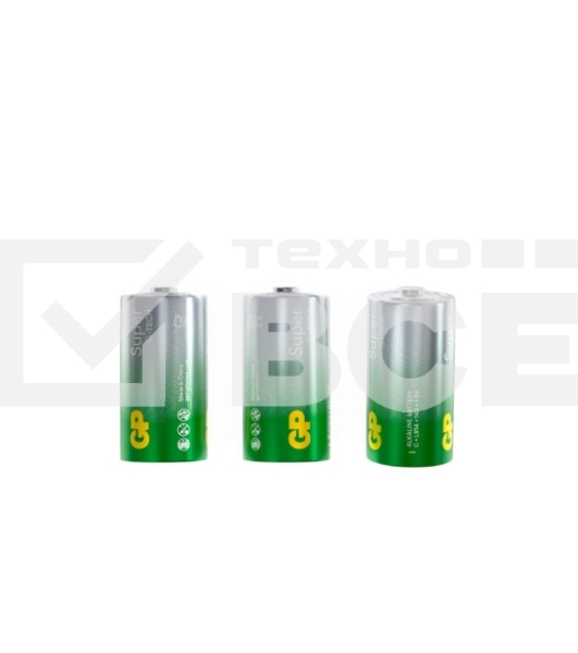Алкалиновые батарейки GP Super Alkaline G-Tech 14А типоразмера C - 2 шт. на блистере (2 шт.)
