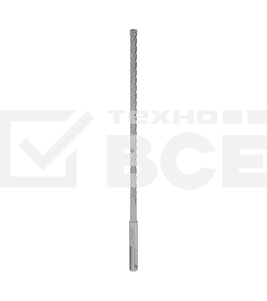 Бур по бетону Denzel цельная крестовая пластина, 8x265 мм, SDS PLUS