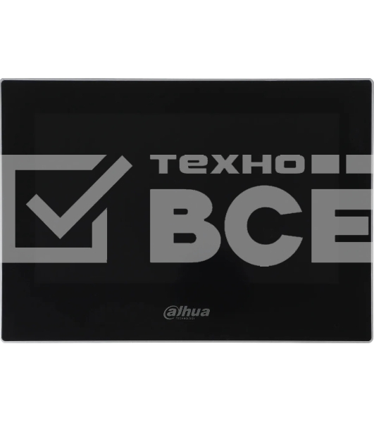Видеодомофон IP 7 дюймовый, Dahua DHI-VTH2621G-P черный