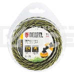 Леска для триммера Denzel двухкомпонентная витая квадратная, 2,4мм х 15м, блистер SkyCutter, фото4