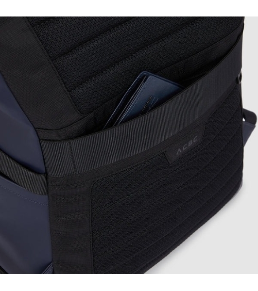 Рюкзак мужской Piquadro Corner 2.0 CA6291C2OW/BLU роллтоп синий ткань