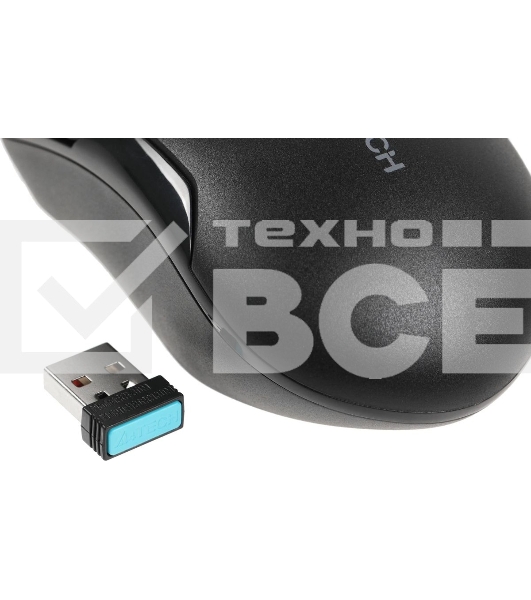 Мышь беспроводная A4Tech G3-200NS черный, 1200 dpi, радиоканал, USB, кнопки - 3