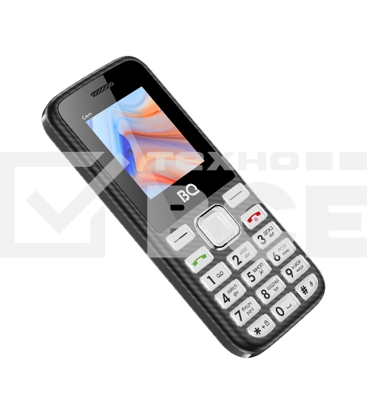 Мобильный телефон BQ 1860 Gem черный (без СЗУ в комплекте)