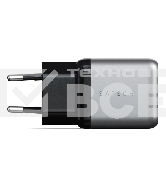 Сетевое зар./устр. Satechi USB-C GaN Wall Charger 30W 3A (PD) USB Type-C универсальное серый (ST-UC30WCM-EU)
