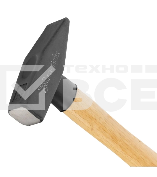 Молоток слесарный Matrix 800 г, квадратный боек, деревянная рукоятка