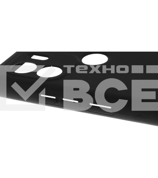 Чехол (клип-кейс) BoraSCO для Xiaomi Redmi A1+ Silicone Case черный (70938)