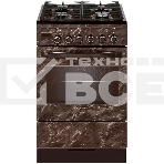 Плита комбинированная Gefest ПГЭ 5502-04 0054 коричневый, конфорок 4 шт, духовка 55 л, 50 см x 85 см x 58.5 см, фото 1