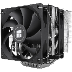 Кулер для процессора Thermalright Phantom Spirit 120 SE черный (4-pin PWM, 154mm, Ni/Cu, 7x6mm, 2x120мм, 66.17CFM, 25.6dBA, 1500RPM, S: 1200, 1700, 1851, 115X, AM4, AM5, silver, black), фото 1