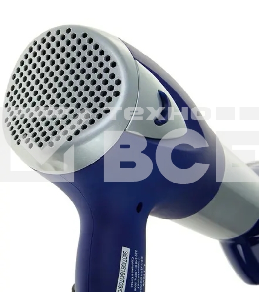 Фен LIRA LR 0703 синий/серый, 2000 Вт