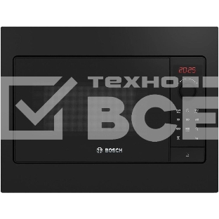 Микроволновая печь Bosch BFL523MB4 черный (встраиваемая)