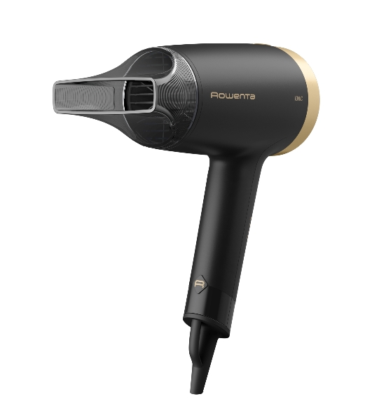 Фен Rowenta Express Style Ionic CV1811F0 черный/золотой, 1600 Вт, компактный, ионизация