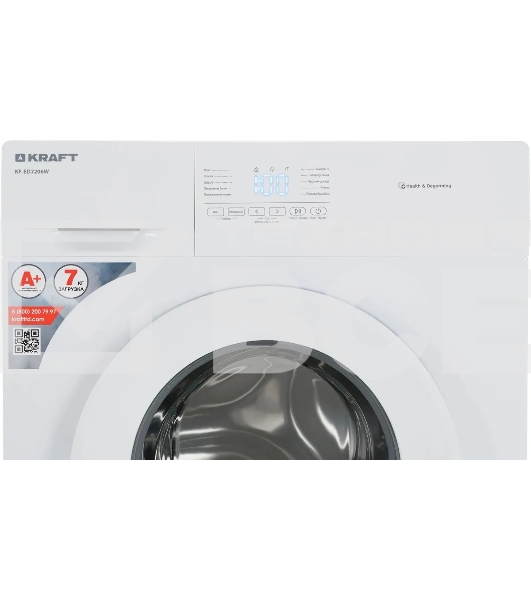 Стиральная машина Kraft KF-ED7206W белый, загрузка фронтальная 7 кг, 1000 об/мин., класс: А+